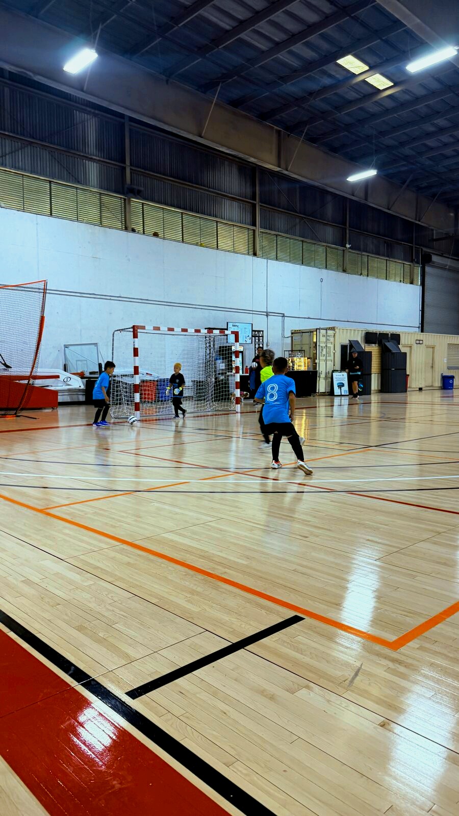 Futsalismo FC youth futsal players in action